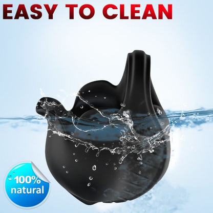 Armony - cupping anillo vibrador control remoto negro