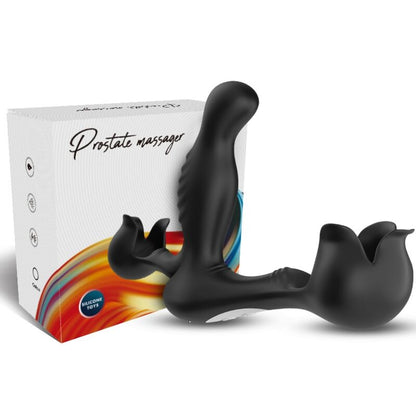 Armony - vibratore surround anale e stimolatore testicolo telecomando nero