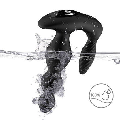Armony - vibratore e stimolatore manfun plug anale telecomando nero