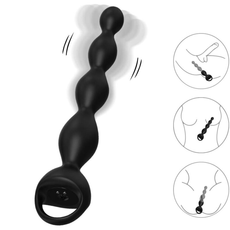 Armony - plug anale vibratore finger nero