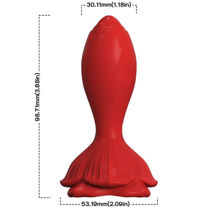 Armony - vibratore rosa e telecomando piccolo plug anale rosso