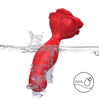 Armony - vibratore rosa e telecomando plug anale rosso