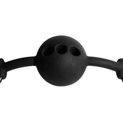 Fetish submissive bondage - ball gag in silicone traspirante