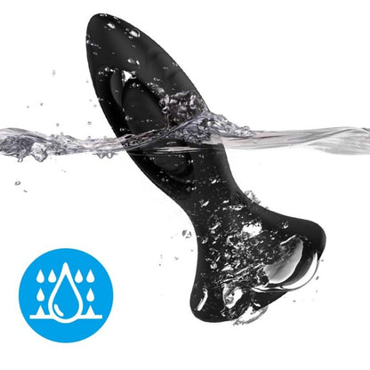 Armony - vibratore e plug anale in silicone nero