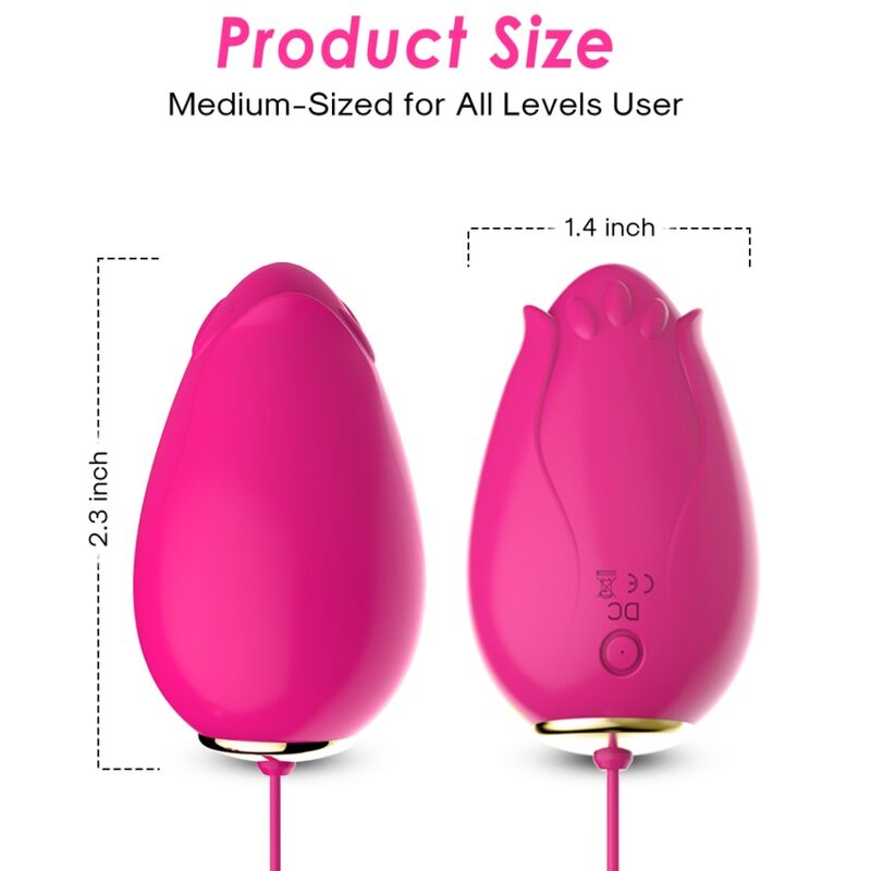 Armony - mandala egg vibromasseur point G télécommandé fuchsia
