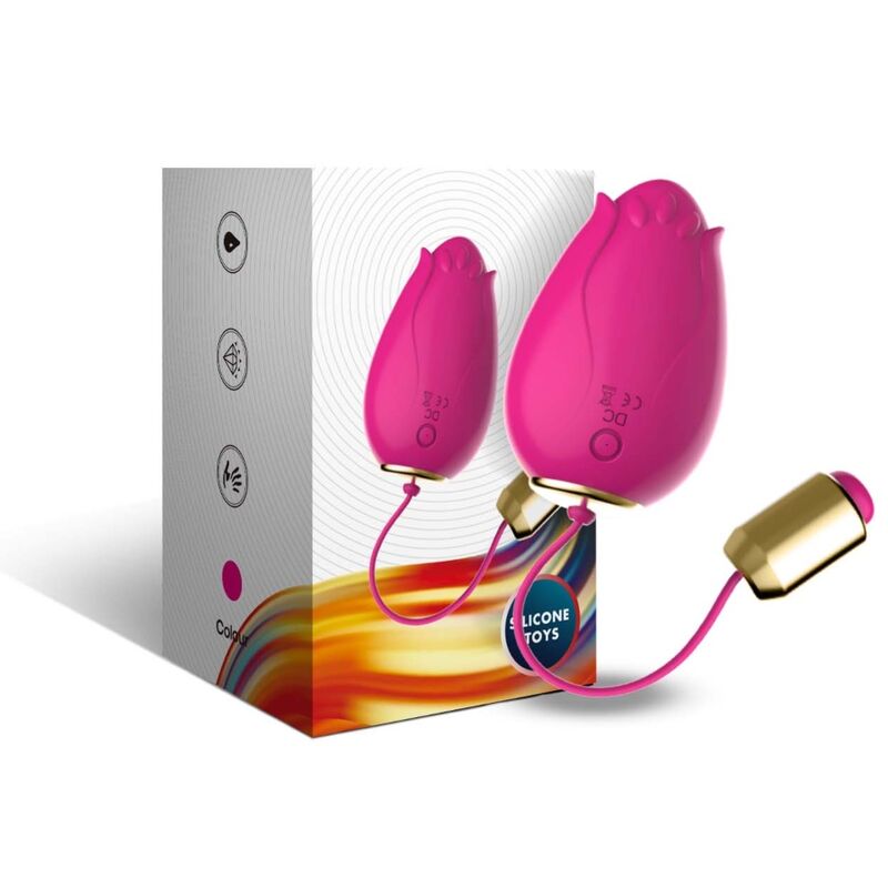 Armony - mandala egg vibromasseur point G télécommandé fuchsia