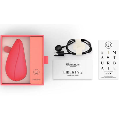 Womanizer - liberty 2 stimulateur clitoridien et ventouse rose