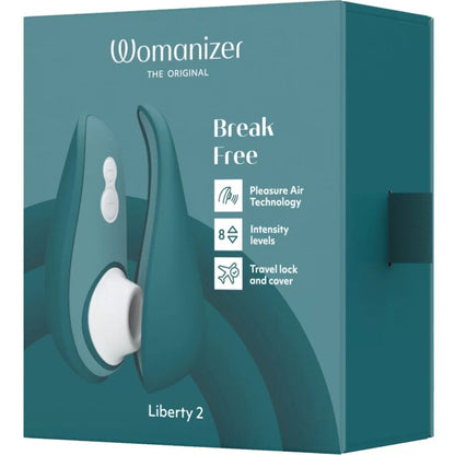 Womanizer - liberty 2 stimulateur clitoridien et à ventouses bleu