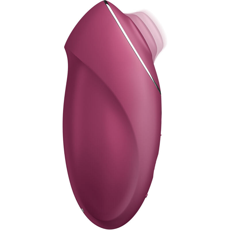Satisfyer - tap & climax 1 vibromasseur à poser rouge