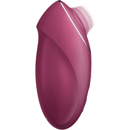 Satisfyer - tap & climax 1 vibromasseur à poser rouge