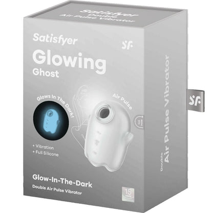 Sucette Clitoridienne Satisfyer Glowing Ghost Blanc Perle