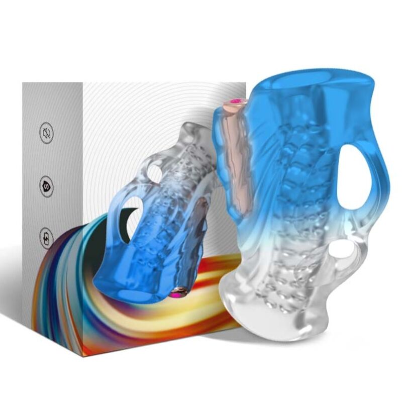 Armony - dito masturbatore e vibratore blu gradiente
