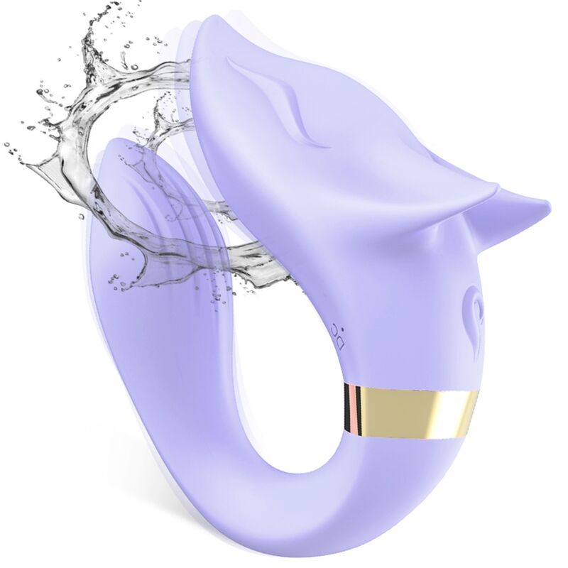 Armony - vibratore fox per coppia telecomando viola