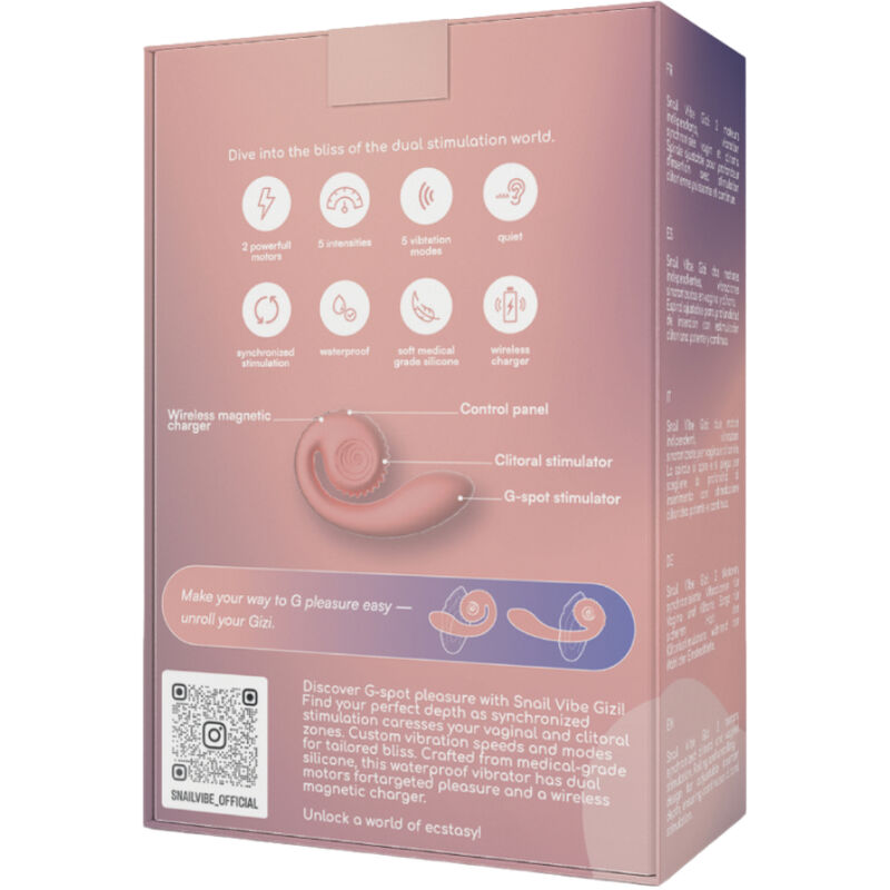SNAIL VIBE - GIZI DUAL STIMOLATORE TURCHESE