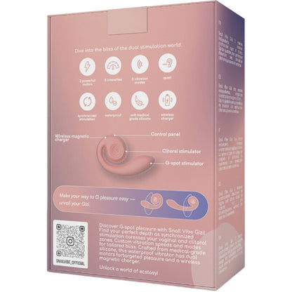 SNAIL VIBE - GIZI DUAL STIMOLATORE TURCHESE