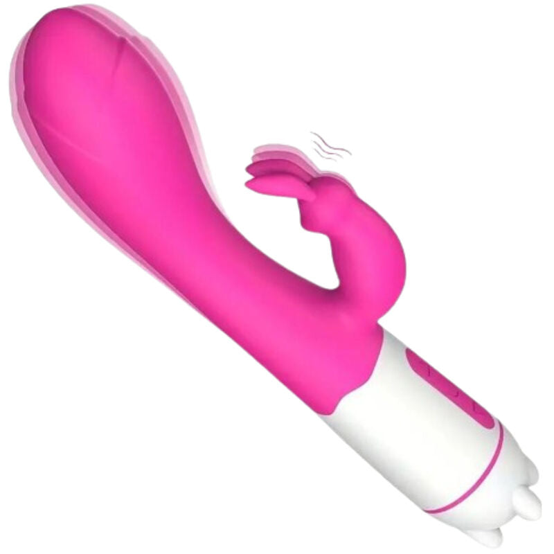 ARMONY - VIBREUR ET STIMULATEUR LAPIN FUCHSIA