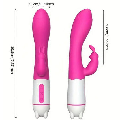 ARMONY - VIBREUR ET STIMULATEUR LAPIN FUCHSIA