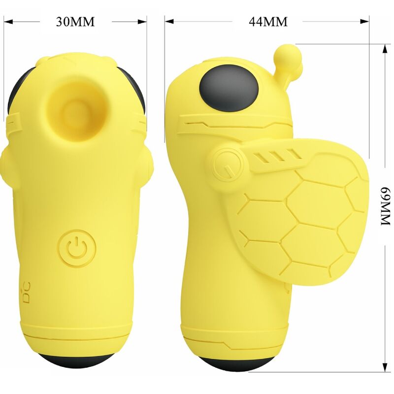 Pretty love - mini jouets amusants de vibromasseur et ventouse magic bee