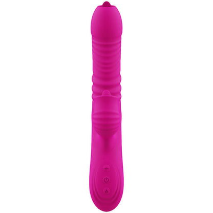 ARMONY - FANNY VIBRATORE MULTIFUNZIONE DOPPIA LINGUA FUCSIA EFFETTO CALORE