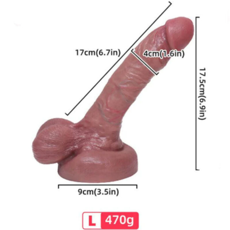 Armony - gode ceinture réaliste en silicone liquide 17 cm