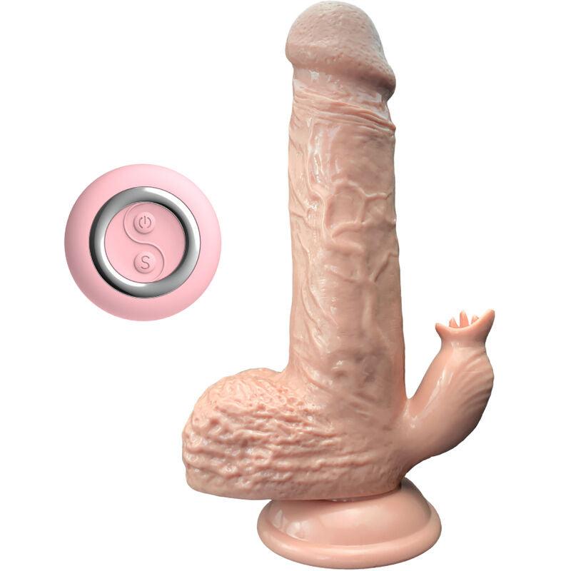Dildo Realistico ARMONY VIBRATORS con movimento Up & Down 19 cm Carne