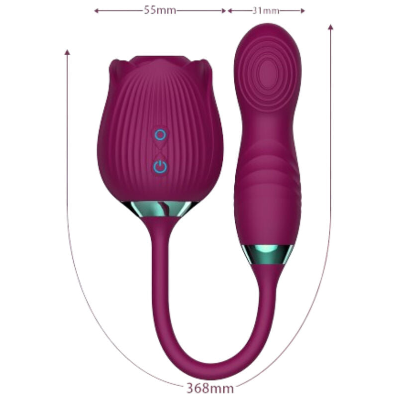 Succhia Clitoride+ Stimolazione Punto G Armony Delight Flower Viola