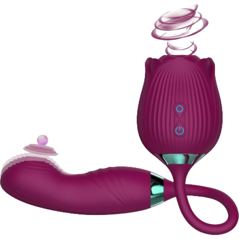 Succhia Clitoride+ Stimolazione Punto G Armony Delight Flower Viola