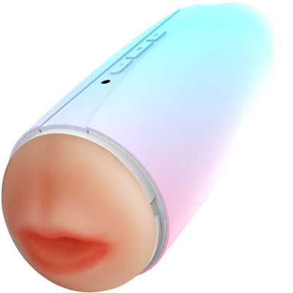 Armony - masturbateur vibrant double arc-en-ciel pour vagin et bouche