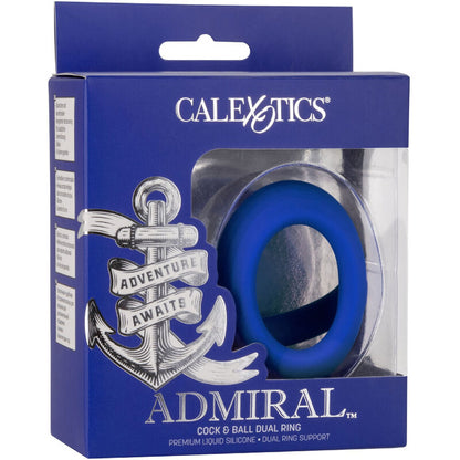 Admiral - anello sfera doppio blu