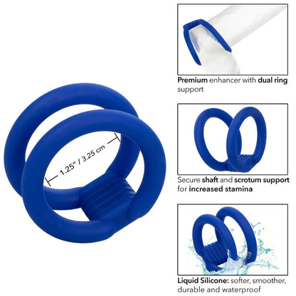 Anello per il pene Calexotics Admiral Blu