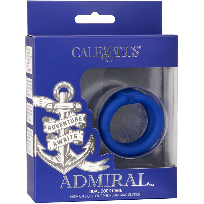 Anello per il pene Calexotics Admiral Blu