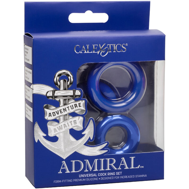 Admiral - set anelli per il pene blu