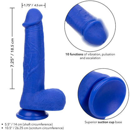 Admiral - vibratore dildo realistico del capitano blu