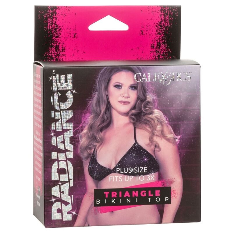 Radiance - top bikini a triangolo rhine taglia plus