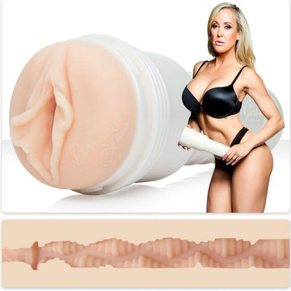 Fleshlight - brandi love vagina + lancio universale + lubrificante aqua qualità 50 ml