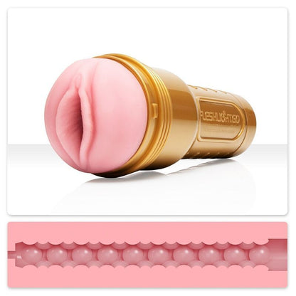 Fleshlight - stamina go training unit lady + lancio universale + lubrificante aqua qualità 50 ml