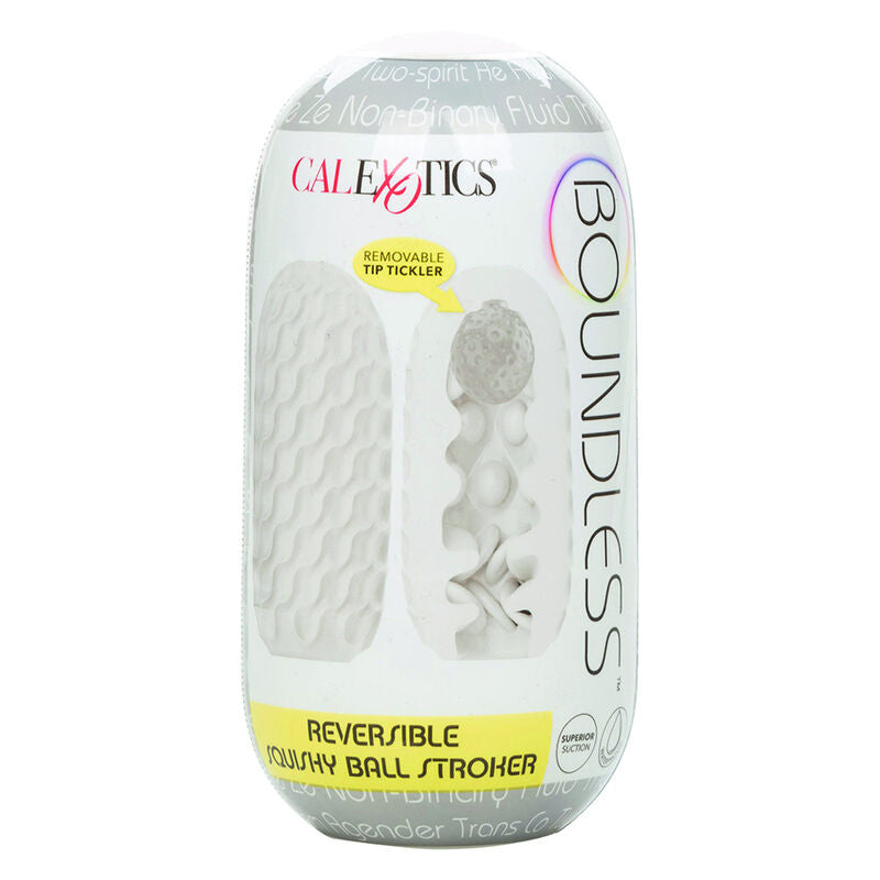 California exotics - sphère squishy réversible jaune sans limites