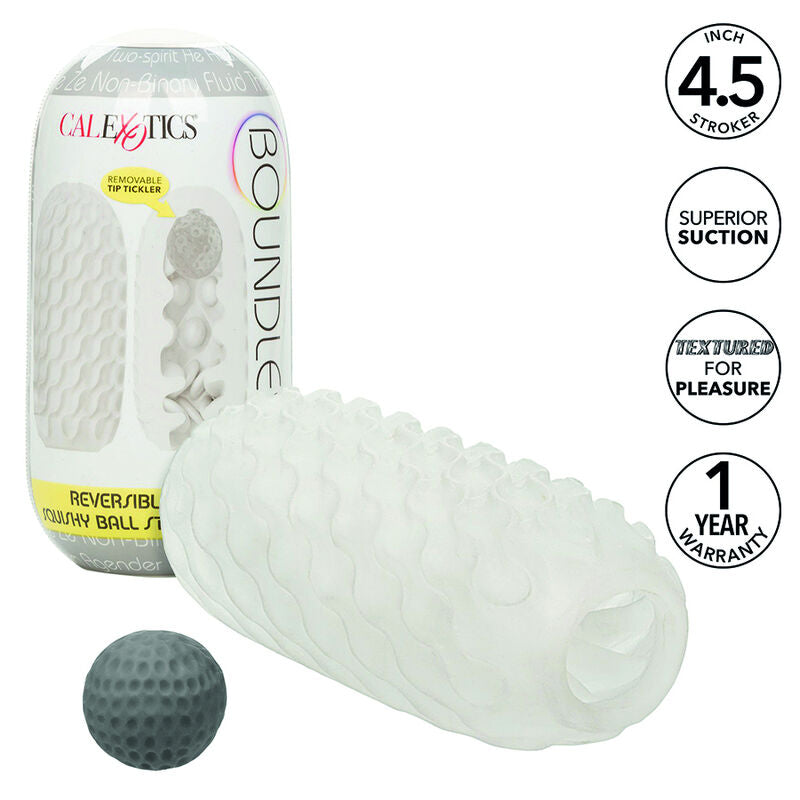 California exotics - sphère squishy réversible jaune sans limites