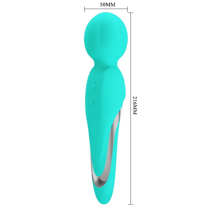 Pretty love - baguette vibrante Walter vert d'eau
