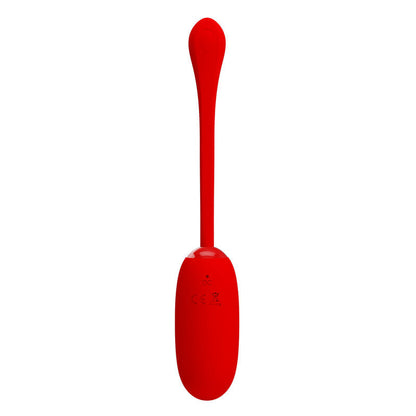 Pretty love - uovo vibrante julius impermeabile-ricaricabile rosso