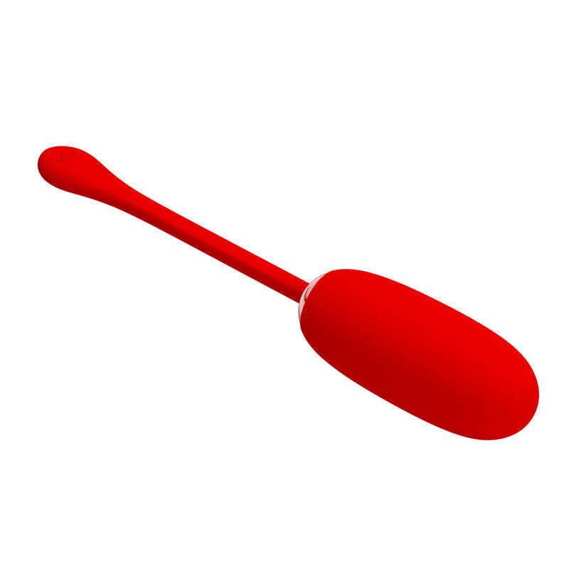 Pretty love - uovo vibrante julius impermeabile-ricaricabile rosso