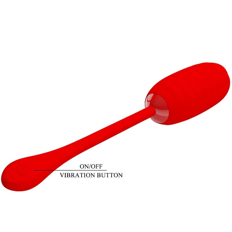 Pretty love - uovo vibrante ricaricabile kirk rosso