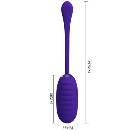 Pretty love - uovo vibrante ricaricabile kirk viola