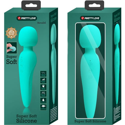 Pretty love - masseur meredith 12 modes de vibration vert d'eau