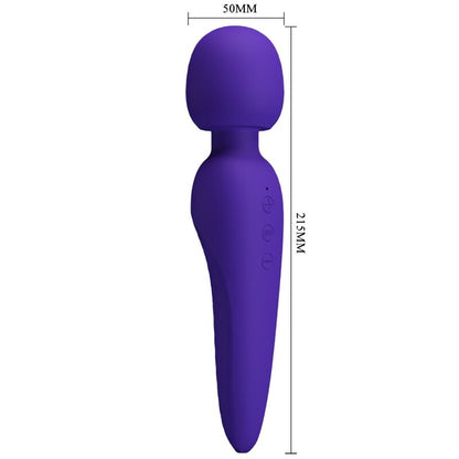 Pretty love - massaggiatore meredith 12 modalit di vibrazione viola