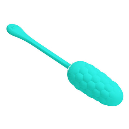 Pretty love - uovo vibrante con texture marina ricaricabile verde acqua
