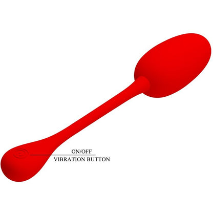 Pretty love - uovo vibrante ricaricabile knucker rosso