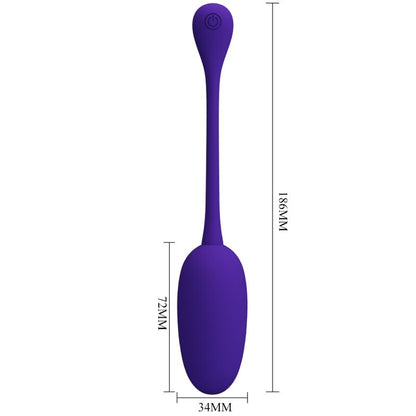 Pretty love - uovo vibrante ricaricabile knucker viola