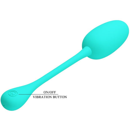 Pretty love - uovo vibrante ricaricabile knucker verde acqua