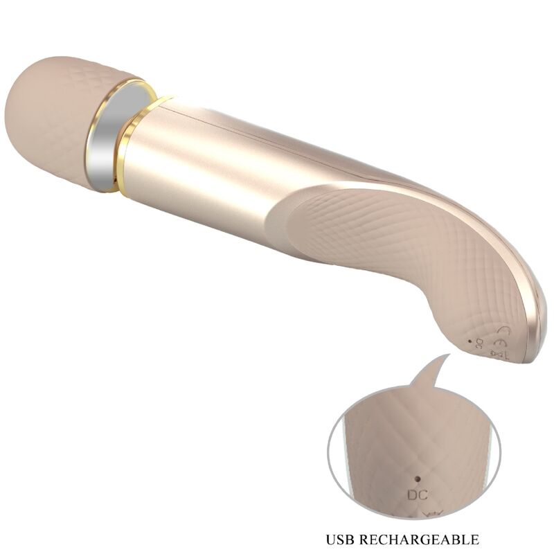 Pretty love - massaggiatore 7 modalit di vibrazione champagne
